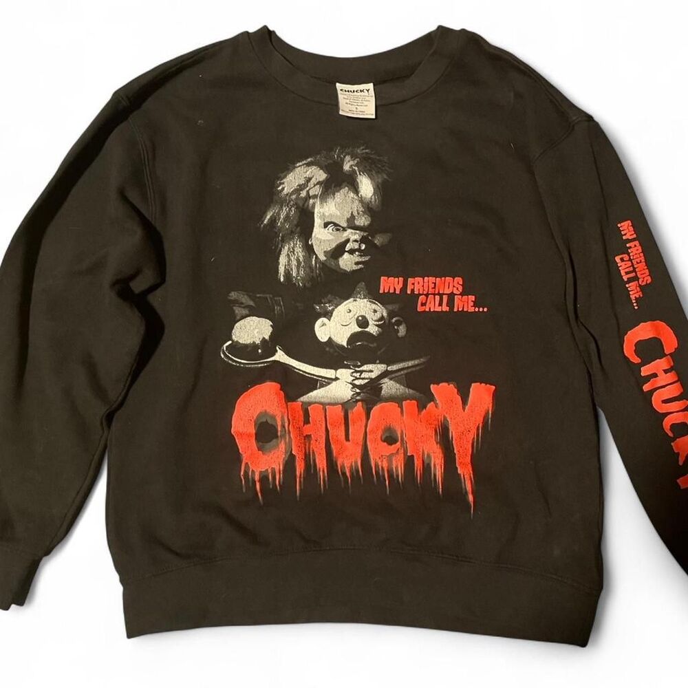 Black Chucky crewneck sweatshirt